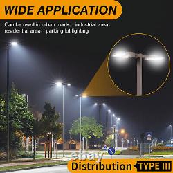 Luminaire d'éclairage de rue commercial extérieur Shoebox LED 200W pour parking - États-Unis