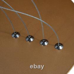 Luminaire suspendu à LED avec 4 anneaux en silicone pour lampe suspendue chandelier