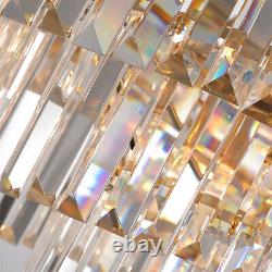 Luxury K9 Crystal Chandelier Flush Mount Led Lumière Plafonnier Lampe Pendentif Éclairage