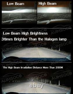 Pour Benz Slk280 2006-2008 6x Phares Led Fog Light 6000k Ampoules Combo Kit Wht