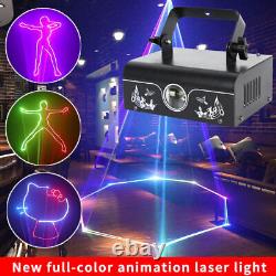 Projecteur D'animation Led Entièrement Coloré Laser DMX Strobe Scan Light Dj Stage Light