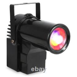 Projecteur LED BeamZ Pin Spot 50W 4IN1 DMX Effet Lumineux Balle Miroir Roue de Couleur