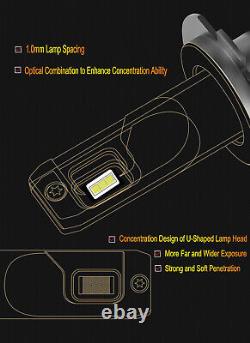 Projecteurs Led Auimsoco + Ampoules De Brouillard Kit Pour Jeep Grand Cherokee 2011-2013