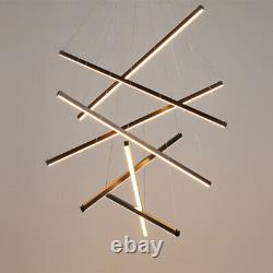 Style Nordique Multi Plafond Éclairage Linéaire Shade Pendentif Lumière Led Chandelier