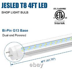 T8 4FT Ampoules de tube lumineux LED G13 Bi-Pin 28W 4FT Ampoule de lumière de magasin LED 4 pieds 6500K